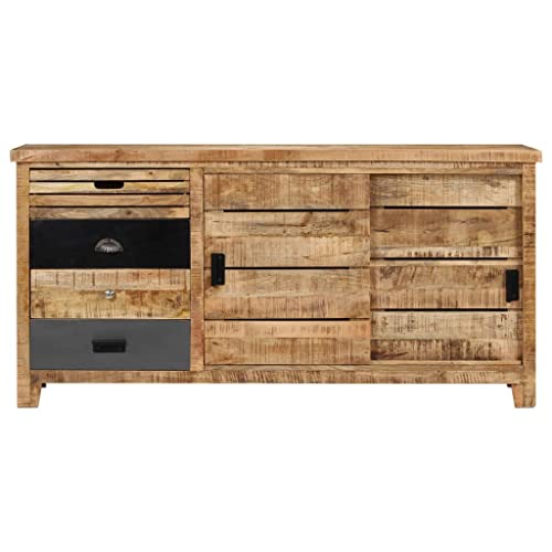 Generico kangqiling Anrichte aus massivem Mangoholz, 160 x 40 x 80 cm, Braun, 246023 von Generisch