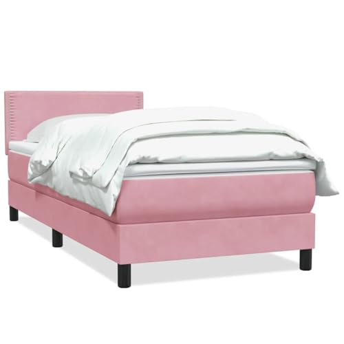 Generico kangqiling Federbett mit Matratze Rosa 80 x 220 cm Samt, Rosa, 3316142 von Generisch