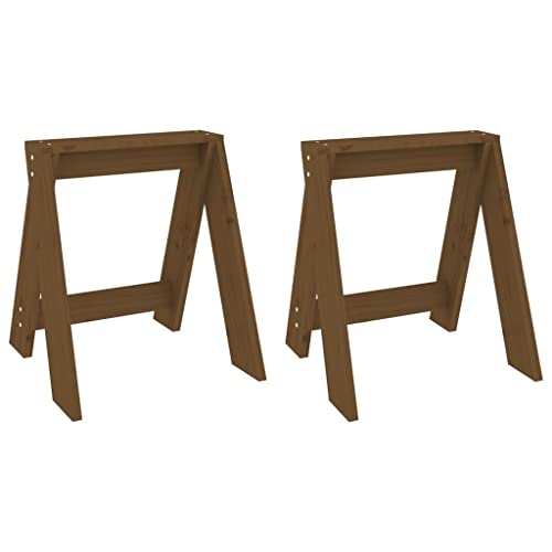 Generico kangqiling Hocker 2 Stück Braun Bernstein 40 x 40 x 45 cm Massivholz Kiefer Braun, 823662 Generico kangqiling Hocker 2 Stück Braun Bernstein 40 x 40 x 45 cm Massivholz Kiefer Braun, 823662 von Generisch