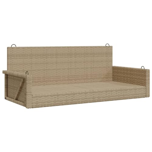 Generico kangqiling Schaukelbank beige 119x56x48 cm Polyrattan, beige, 365628 Generico kangqiling Schaukelbank beige 119x56x48 cm Polyrattan, beige, 365628 von Generisch