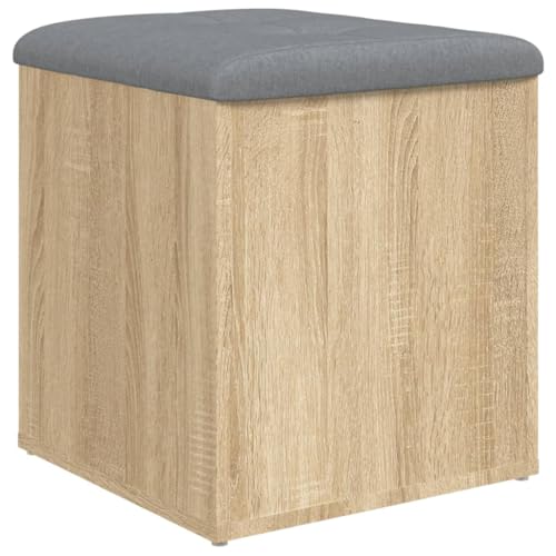 Generico kangqiling Sitzbank Sonoma Eiche 42 x 42 x 45 cm Mehrschichtholz, Braun, 835035 von Generisch