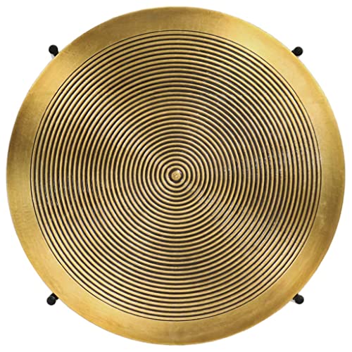 Generico kangqiling Tischset 2 Stück aus MDF Messingbeschichtung, Gold, 246285 von Generisch