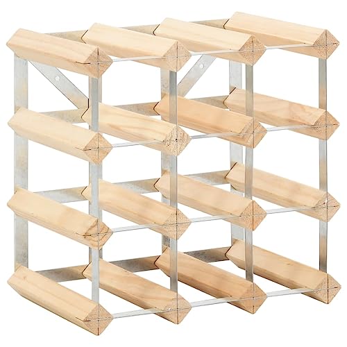 Generico kangqiling Weinregal für 12 Flaschen aus massivem Kiefernholz, Beige, 282468 Generico kangqiling Weinregal für 12 Flaschen aus massivem Kiefernholz, Beige, 282468 von Generisch