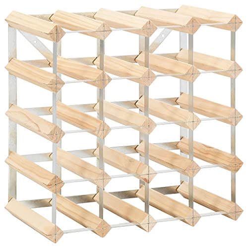 Generico kangqiling Weinregal für 20 Flaschen aus massivem Kiefernholz, Beige, 282469 Generico kangqiling Weinregal für 20 Flaschen aus massivem Kiefernholz, Beige, 282469 von Generisch