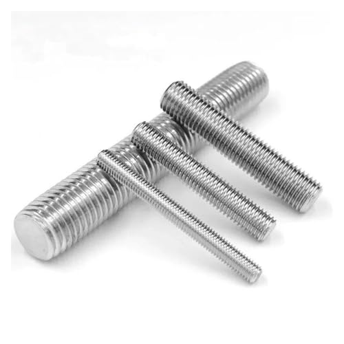 Generisch 1~3 Stück Gewindestange aus Edelstahl 304 M2 M2,5 M3 M4 M5 M6 M8 metrische Schraube Vollgewinde Schaftstange Bolzenlänge 150~500 mm(M2x250mm-3pcs) von Generisch