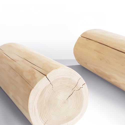 Generisch 1 Pcs Runder Luxus-Couchtisch aus Holz，Runde Couchtisch，Moderne hölzerne Küchentisch，Wohnzimmer rustikales Natur-Finish，für Kleinen Raum (Size:26cmDx 30cmWx 50cmH(10.2" Dx11.8 Wx19.7 H)) von Generisch