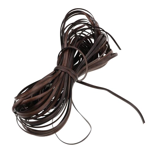 Generisch 1 Rolle Rattan Reparaturmaterialien Simulation Rattan Streifen Rohrstuhl Reparatur Stuhl Rohrgeflecht Zubehör Multifunktionale Kunststoff Rattan Körbe Webmaterial Stuhl Reparatur von Generisch