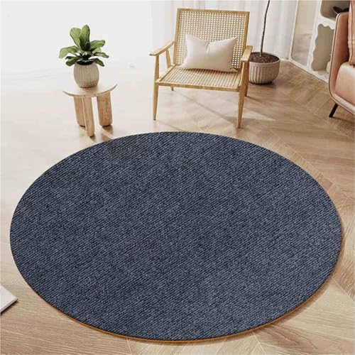 Generisch 1 Stück Rutschfester Eingangsteppich -Wohnzimmer Schlafzimmer Esszimmer ，moderner waschbar Fußmatte Teppich for Profi Fußmatte for Innen und Außen(Dark Grey,80x80cm) von Generisch