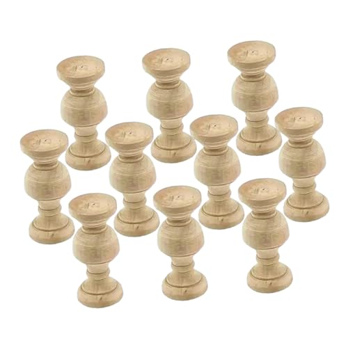 Generisch 10 Stück Sideboard Dekorsäulen Bettrahmen Bastelspindeln Holz Bastelsäulen Bauernhaus Küchendekor Holzbearbeitungsspindeln Unlackiert Dekorative Baluster Khaki Buche Generisch 10 Stück Sideboard Dekorsäulen Bettrahmen Bastelspindeln Holz Bastelsäulen Bauernhaus Küchendekor Holzbearbeitungsspindeln Unlackiert Dekorative Baluster Khaki Buche von Generisch