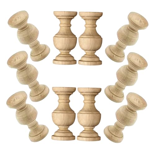 Generisch 10 Stück Sideboard Dekorsäulen Bettrahmen DIY Balusterspindeln Möbelsäulenspindeln Holzspindeln Für Möbel DIY Holzbearbeitungsspindeln Holzhandwerksbaluster Buche Khaki Generisch 10 Stück Sideboard Dekorsäulen Bettrahmen DIY Balusterspindeln Möbelsäulenspindeln Holzspindeln Für Möbel DIY Holzbearbeitungsspindeln Holzhandwerksbaluster Buche Khaki von Generisch