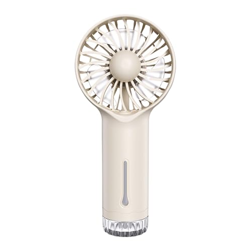 Generisch 16.8x7.7x4.8cm Handheld Nebelventilator, Handventilator Tragbarer, Ventilatoren USB Wiederaufladbarer, Hand Ventilatoren Mit Wassernebel, 3 Geschwindigkeiten, Für Reisen Büro Zuhause von Generisch