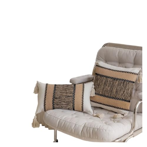 Generisch 1PC Kissenbezug American Jacquard Mehrfarbig Sofakissen Nachttischkissen Wohnzimmerkissen Stuhlbezug(1PC-Style L,60x60cm) von Generisch