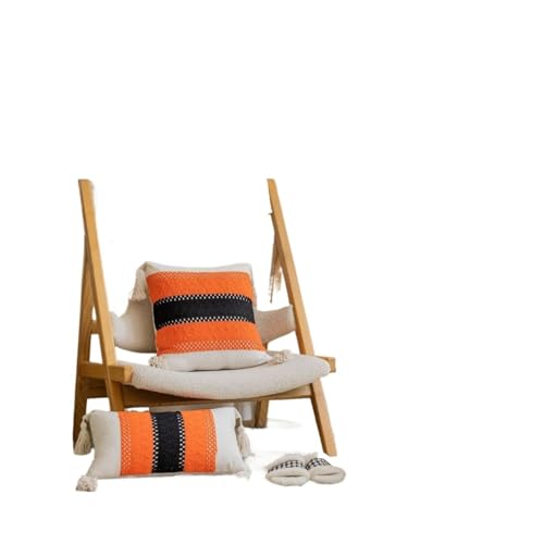 Generisch 1PC Kissenbezug American Jacquard Mehrfarbig Sofakissen Nachttischkissen Wohnzimmerkissen Stuhlbezug(1PC-Style Y,40x60cm) von Generisch