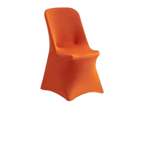 Generisch 1PC Universal Spandex Chair Cover - Stretch Washable for Wedding/Party/Banquet(Orange,3pcs 86x45x45cm) von Generisch