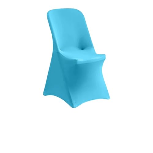 Generisch 1PC Universal Spandex Chair Cover - Stretch Washable for Wedding/Party/Banquet(Turquoise,5pcs 86x45x45cm) von Generisch