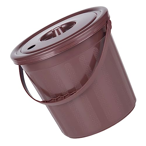 Generisch 1stk Eimer Für Teereste Kaffeesatzbehälter Tee-mülleimer Teeabfalldose Mülleimer in Der Teestube Eimer Mit Teesatz Büro-teeblatt-mülleimer Aufbewahrung Für Teereste Pp Coffee von Generisch