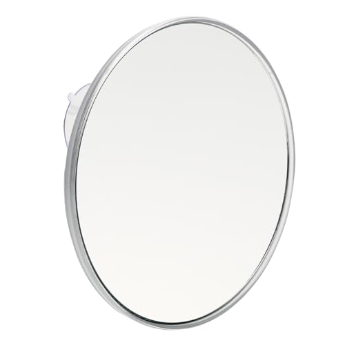 Generisch 1stk Schminkspiegel Mit Saugnapf Reisespiegel Mit Licht Klein 20-facher Vergrößerungsspiegel Spiegel Mit Absaugung Aufkleber Machen Led-Spiegel Silver Silbernes Spiegelacryl von Generisch