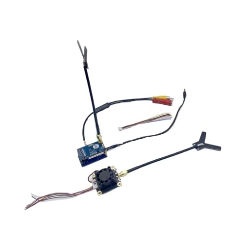 Generisch 2,2 GHz 1,6 W Drone Video Sender Empfänger FPV VTX VRX Zubehör Drahtlose Übertragung Flugzeug Modell Komponente 1600 mW(2.2G 1.6W VTX VRX) von Generisch