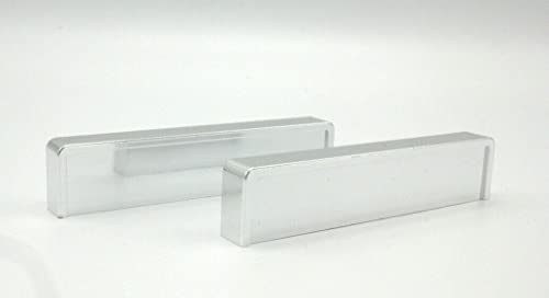 Generisch 2 St. Bügelgriffe Möbelgriffe Kunststoff - für Schränke, Schubladen und Türen (Typ 10, Lochabstand 32/64 mm) von Generisch