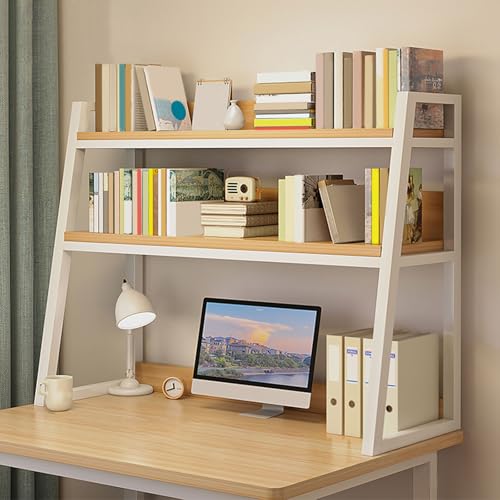 Generisch 2-Stöckiger Schreibtischaufsatz für Wohnheime, Verdicktes Leiter-Schreibtisch-Bücherregal Aus Blech, Mehrzweck-Schreibtischaufsatz für Wohnheime Im Home Office(White,37.40x12.59x35.43in) Generisch 2-Stöckiger Schreibtischaufsatz für Wohnheime, Verdicktes Leiter-Schreibtisch-Bücherregal Aus Blech, Mehrzweck-Schreibtischaufsatz für Wohnheime Im Home Office(White,37.40x12.59x35.43in) von Generisch