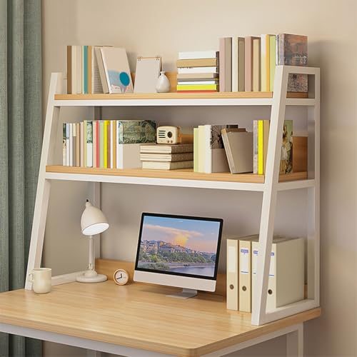 Generisch 2-Stöckiger Schreibtischaufsatz für Wohnheime, Verdicktes Leiter-Schreibtisch-Bücherregal Aus Blech, Mehrzweck-Schreibtischaufsatz für Wohnheime Im Home Office(White,21.65x12.59x35.43in) Generisch 2-Stöckiger Schreibtischaufsatz für Wohnheime, Verdicktes Leiter-Schreibtisch-Bücherregal Aus Blech, Mehrzweck-Schreibtischaufsatz für Wohnheime Im Home Office(White,21.65x12.59x35.43in) von Generisch