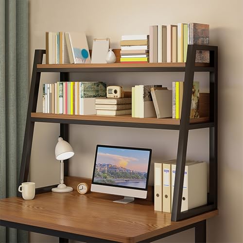 Generisch 2-Stöckiger Schreibtischaufsatz für Wohnheime, Verdicktes Leiter-Schreibtisch-Bücherregal Aus Blech, Mehrzweck-Schreibtischaufsatz für Wohnheime Im Home Office(Schwarz,21.65x12.59x35.43in) Generisch 2-Stöckiger Schreibtischaufsatz für Wohnheime, Verdicktes Leiter-Schreibtisch-Bücherregal Aus Blech, Mehrzweck-Schreibtischaufsatz für Wohnheime Im Home Office(Schwarz,21.65x12.59x35.43in) von Generisch