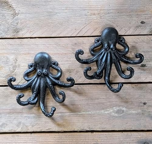 2er SET GARDEROBENHAKEN KRAKE GARDEROBE MARITIM HAKEN OCTOPUS KRAKEN ANTIK GUSSEISEN WO-1869 NEU 2er SET GARDEROBENHAKEN KRAKE GARDEROBE MARITIM HAKEN OCTOPUS KRAKEN ANTIK GUSSEISEN WO-1869 NEU von Generisch