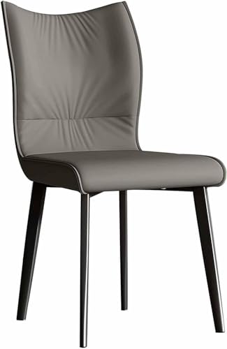 Generisch 2er-Set Metall-Freizeitstuhl for Wohnzimmer, Schlafzimmer, Küche, Industrie-Esszimmerstuhl(B) von Generisch