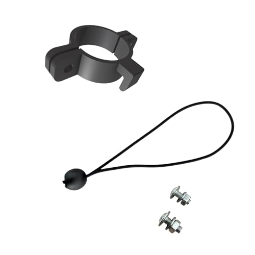 Generisch 37 mm ⌀ Halterung Planenspanner für Poolabdeckplane Poolplane – Grau – passend für Intex & Bestway (37mm - 2er Set) von Generisch