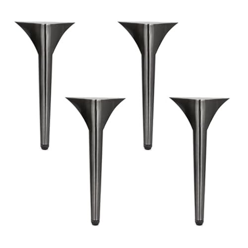 Generisch 4 Stück Möbelbeine,Stützbeine aus Metall,Verstellbare Möbelbeine Füße,Sofabeine aus Edelstahl,Ersatzbeine für DIY-Möbel,für Couchtisch,TV-Schrank,Bett,Tischbeine (33cm/13in,Brushed Black) Generisch 4 Stück Möbelbeine,Stützbeine aus Metall,Verstellbare Möbelbeine Füße,Sofabeine aus Edelstahl,Ersatzbeine für DIY-Möbel,für Couchtisch,TV-Schrank,Bett,Tischbeine (33cm/13in,Brushed Black) von Generisch