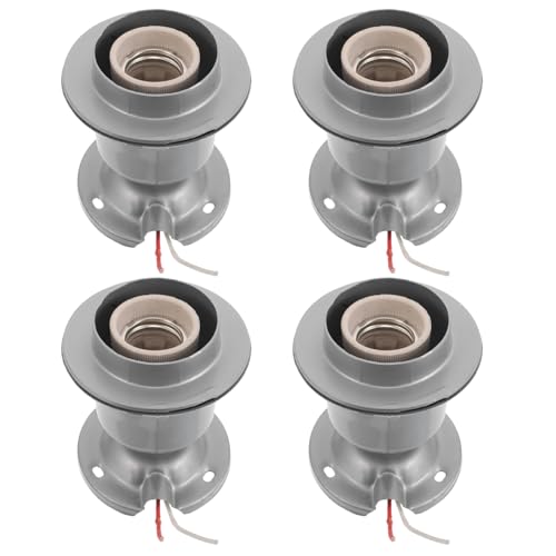 Generisch 4 Stück Pendelleuchte mit Vintage Design Imitation Emaille für Tischlampen Deckenleuchten und Diy Reparaturprojekte Einsetzbar von Generisch