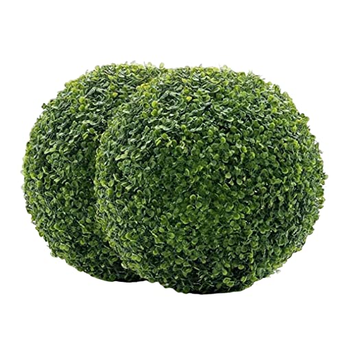 Generisch 4er Buchsbaumkugel 28 cm, Buchsbaum Kugel UV-beständig, Formschnitt Kunstpflanze Dekopflanze, Buchskugel Künstliche Pflanze, dekorative Kugelpflanzen für Haus Garten Hochzeit (2er) von Generisch