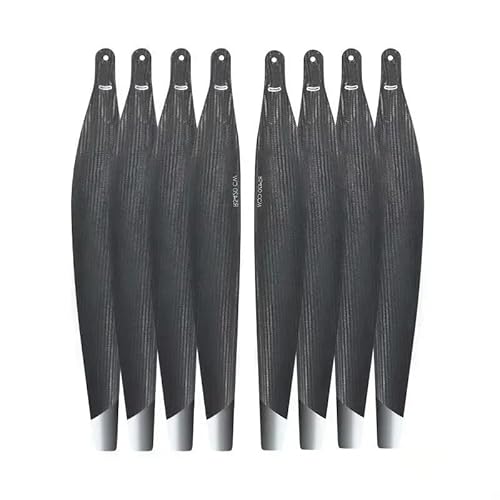 Generisch 8 Paar Agras T40/T50 Landwirtschaftsdrohnenzubehör CW CCW Unterer/Oberer Propeller aus Carbonfaser, kompatibel mit DJI UAV-Teilen von Generisch