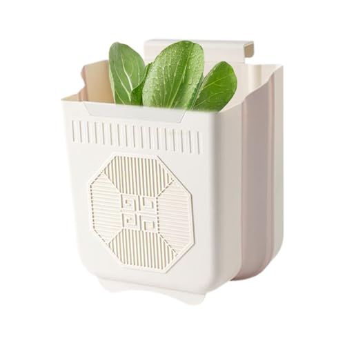 Generisch Abfalleimer Küche | Zusammenklappbarer Abfalleimer | Aufhängbarer Abfallbehälterkorb Kompakt Für Dormitorium Schlafzimmer Schrank Büro Bad von Generisch