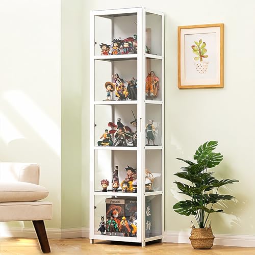 Generisch Acryl Vitrine Schaukasten,5-stöckige Vitrine mit Acrylglastür,Bücherschrank mit Türen for Living Room,Bedroom,Office,sammlervitrine,White-42 * 33 * 161cm Generisch Acryl Vitrine Schaukasten,5-stöckige Vitrine mit Acrylglastür,Bücherschrank mit Türen for Living Room,Bedroom,Office,sammlervitrine,White-42 * 33 * 161cm von Generisch