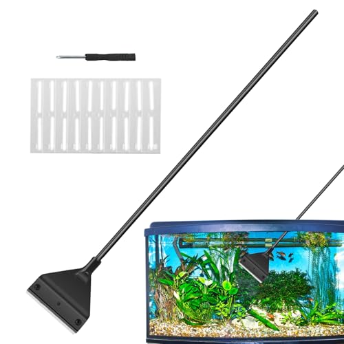 Generisch Aquarium Scheuerbürste,Scheibenreiniger Bürsten Reiniger | Schaber Mit Langem Griff Für Aquarium Terrarium Teich Wartung Reinigung Generisch Aquarium Scheuerbürste,Scheibenreiniger Bürsten Reiniger | Schaber Mit Langem Griff Für Aquarium Terrarium Teich Wartung Reinigung von Generisch