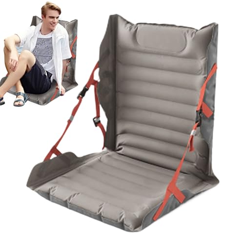 Generisch Aufblasbare Sitzkissen,Aufblasbarer Sitz mit Rückenlehne | Klappbarer Boden Sitz Für Angeln Camping Wandern Reisen Stadion Universell Leicht Tragbar Generisch Aufblasbare Sitzkissen,Aufblasbarer Sitz mit Rückenlehne | Klappbarer Boden Sitz Für Angeln Camping Wandern Reisen Stadion Universell Leicht Tragbar von Generisch