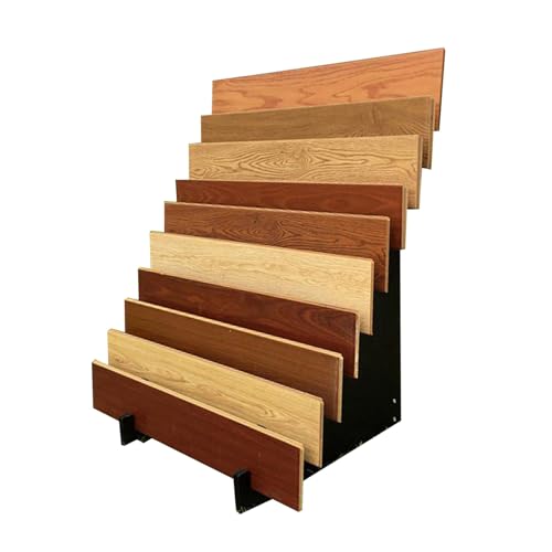 Generisch Ausstellungsständer for Bodenfliesen Mit 10 Rastern, Aufbewahrungsorganisator for Mehrschichtige Keramikproben(56.5X46.8X85.7cm) von Generisch