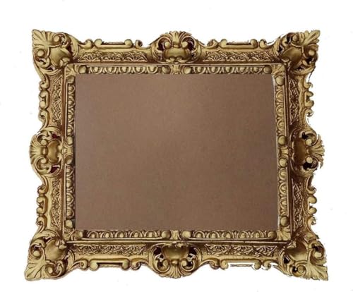 Generisch BILDERRAHMEN MIT GLAS BAROCKRAHMEN ANTIK BAROCK Gold 44x38 cm REPRO Bilder für 29x22 cm oder 22x29 cm Bilder RECHTECKIG 48R von Generisch