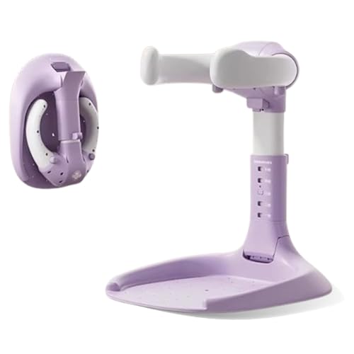 Generisch Baby Shower Stand, Baby Standing Bath Maker, Shower Standing Support with Adjustable Height and Armrest, for Babies 6 Months & Up (Purple) von Generisch