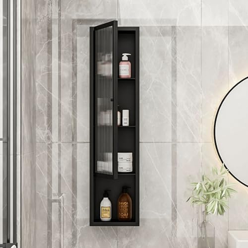 Generisch Badezimmer-Wandschränke, Metall-Wandschrank mit Glastüren, Edelstahl und Glas, platzsparende Wandaufbewahrung für Bad und Küche Generisch Badezimmer-Wandschränke, Metall-Wandschrank mit Glastüren, Edelstahl und Glas, platzsparende Wandaufbewahrung für Bad und Küche von Generisch