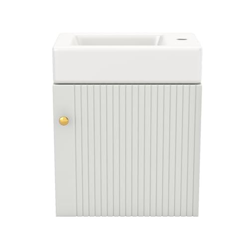 Generisch Badmöbel Waschtisch mit Waschtisch 46cm, Hängewaschtisch, kleines Gäste Bad Möbel Generisch Badmöbel Waschtisch mit Waschtisch 46cm, Hängewaschtisch, kleines Gäste Bad Möbel von Generisch