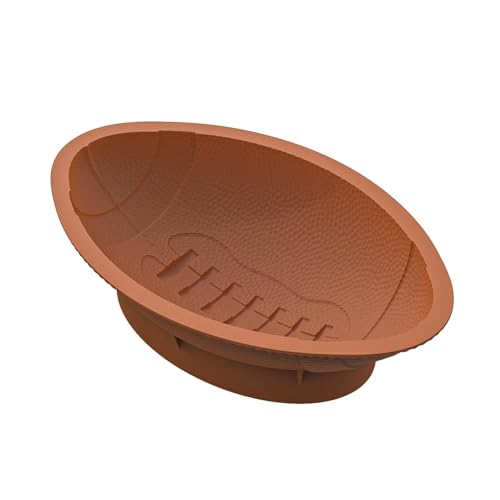 Generisch Ball-Shaped Cake Mold | Football Cake Making Baking Silicone Mold | Heat Resistant Moulds Non-Stick Easy Release for Beginners for Sports Enthusiasts von Generisch