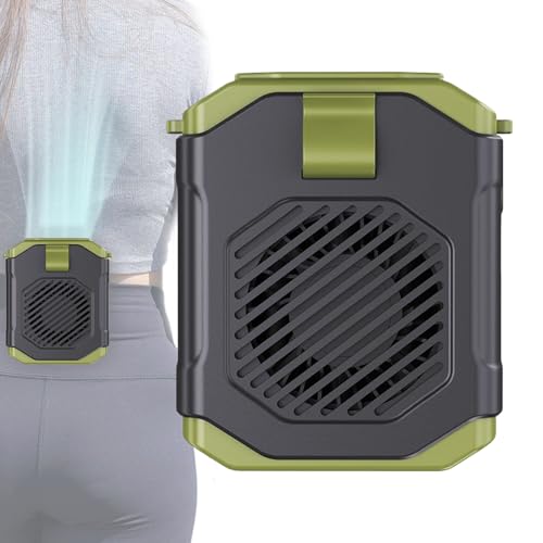 Generisch Bauch Kühlventilator - Tragbarer Gürtellüfter | Outdoor Taschenlampe Handheld Kühlfunktion Für Reisen Wandern Camping Garten Angeln Arbeit von Generisch