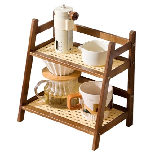 Generisch Becher Rackhalter - 2 Tierbecher Organizer, Schranklagerständer, Multi Purpose Dish -, langlebiger Küchenregal -Rack | Kaffeebar Tasse Ständer, ideal für Home Office -Arbeitsplatte Snacks Generisch Becher Rackhalter - 2 Tierbecher Organizer, Schranklagerständer, Multi Purpose Dish -, langlebiger Küchenregal -Rack | Kaffeebar Tasse Ständer, ideal für Home Office -Arbeitsplatte Snacks von Generisch