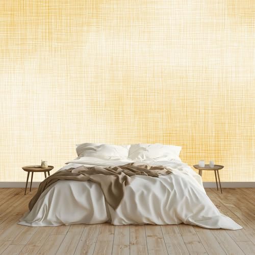 Generisch Beige-Gelb Wandtapete Dekoration Wandbild, 400 x 280 cm (B x H) Panorama Vliestapete Minimalismus Rustikal Textur - für Wohnzimmer Schlafzimmer Kinderzimmer Wanddekoration von Generisch