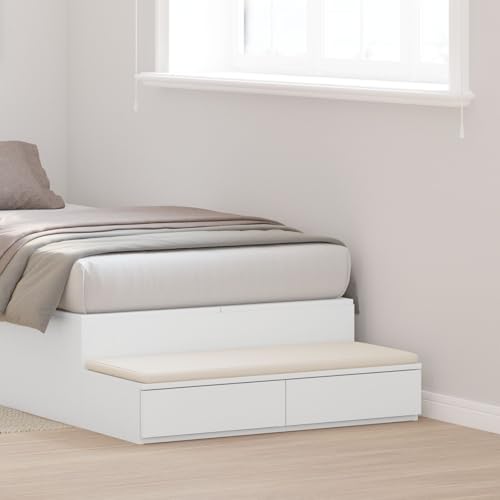 Generisch Bett-Schubladen Weiß 100x36,5x16,5 cm aus Holzwerkstoff,jiangboyue-866907 Generisch Bett-Schubladen Weiß 100x36,5x16,5 cm aus Holzwerkstoff,jiangboyue-866907 von Generisch