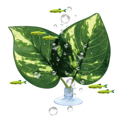 Generisch Betta Betten Für Aquarium - Betta Haftnapf Blatt Aquarium Deko,Kunstpflanze Ruheplatz Schlafplatz Versteck Laichplatz Guppy Generisch Betta Betten Für Aquarium - Betta Haftnapf Blatt Aquarium Deko,Kunstpflanze Ruheplatz Schlafplatz Versteck Laichplatz Guppy von Generisch