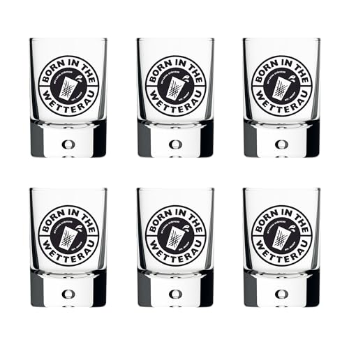 Generisch BitW Apfelschnapsgläser | 2cl | 4cl | Born in the Wetterau (2) von Generisch