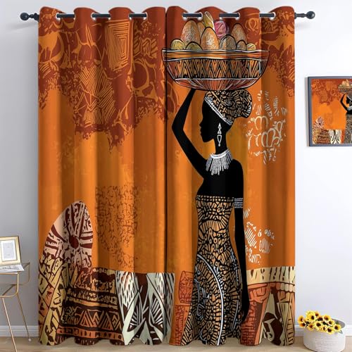 Generisch Blickdicht Vorhang Ösenschal Verdunkelungsvorhang 3D Afrikanischer Stil Frauen Essen Gardinen Kinderzimmer Wohnzimmer Thermovorhang Polyester Vorhänge 183 x 117 cm 2Er Set Generisch Blickdicht Vorhang Ösenschal Verdunkelungsvorhang 3D Afrikanischer Stil Frauen Essen Gardinen Kinderzimmer Wohnzimmer Thermovorhang Polyester Vorhänge 183 x 117 cm 2Er Set von Generisch